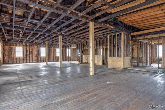 702 Benham St, Bonne Terre, MO 63628 - basement featuring wood-type flooring