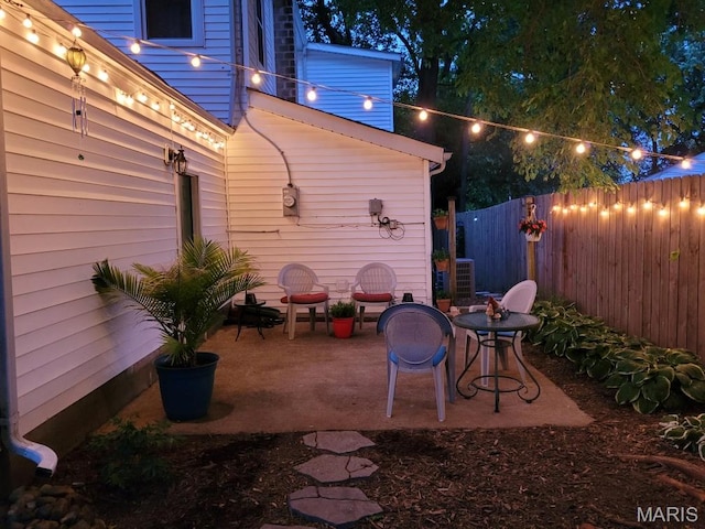3579 Boswell, St John, MO 63114 - fenced backyard with a patio