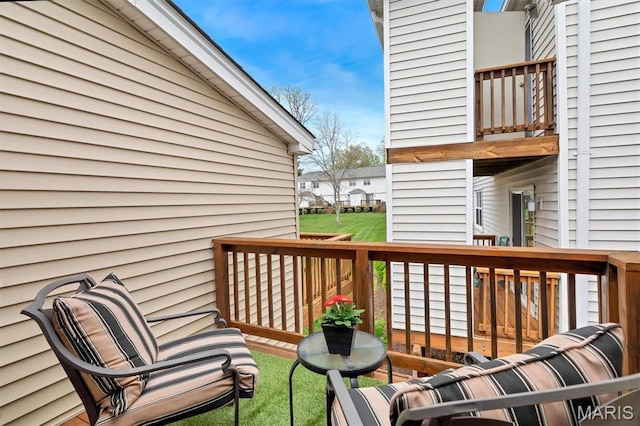 9003 Cardinal Ter, Saint Louis, MO 63144 - view of wooden deck