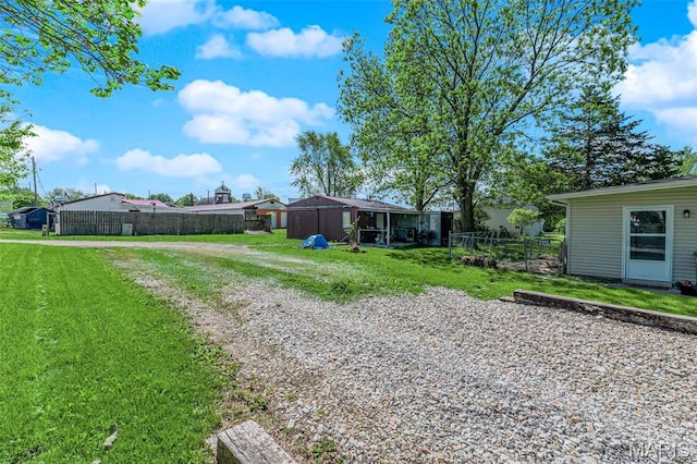 view of yard