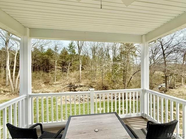 19011 Pinckney Manor Ct, Warrenton, MO 63383 - view of wooden deck