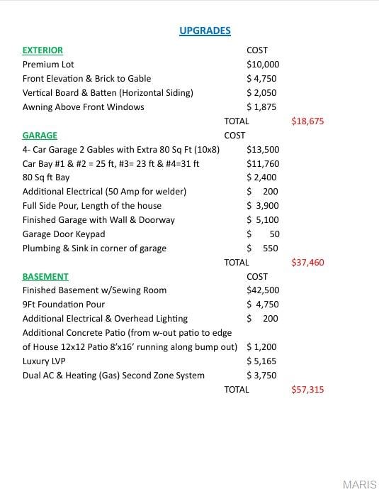 19011 Pinckney Manor Ct, Warrenton, MO 63383 - view of a document