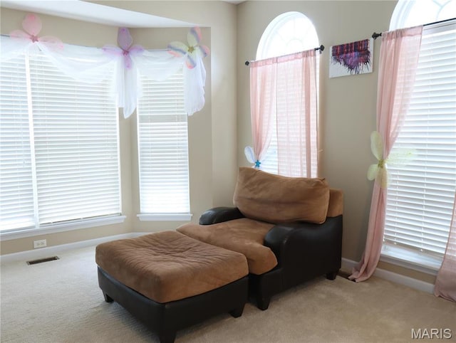 6804 Laurel Springs Ct, Fairview Heights, IL 62208 - sitting room featuring carpet and baseboards