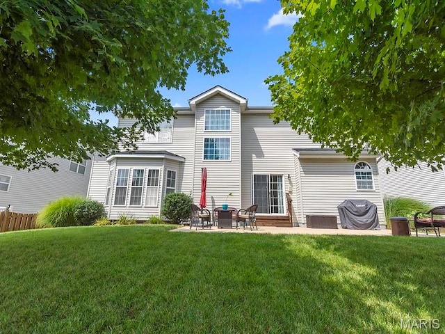 6804 Laurel Springs Ct, Fairview Heights, IL 62208 - rear view of property featuring a patio