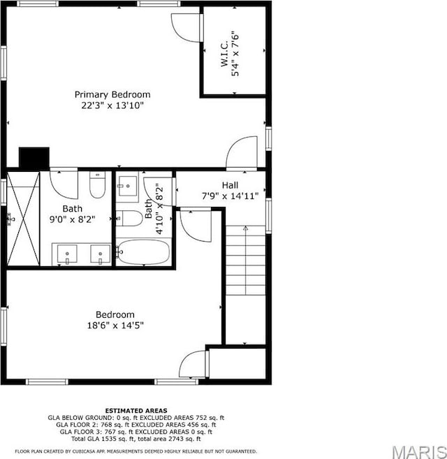 1521 Collins Ave, Saint Louis, MO 63117 - home floor plan
