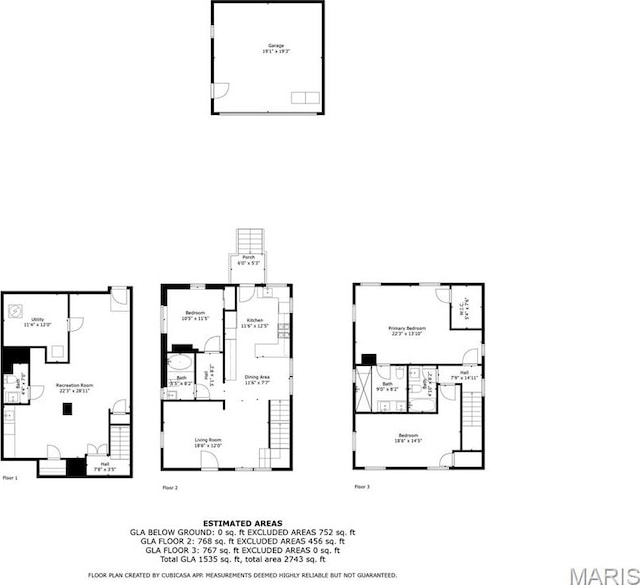 1521 Collins Ave, Saint Louis, MO 63117 - room layout