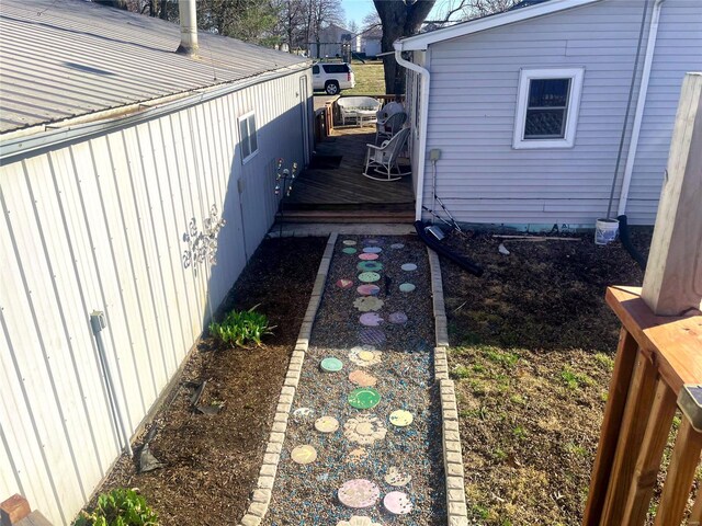 106 S 3rd, Novelty, MO 63460 - view of property exterior featuring a deck