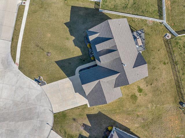 620 Lubbuck Ct, Moscow Mills, MO 63362 - bird's eye view