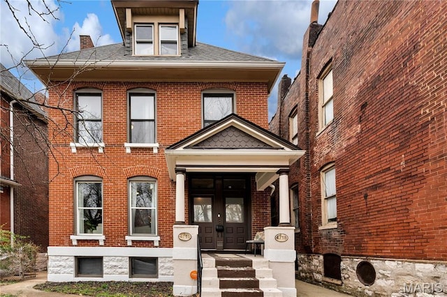 4716 Olive St, Saint Louis, MO 63108 - view of front facade featuring brick siding