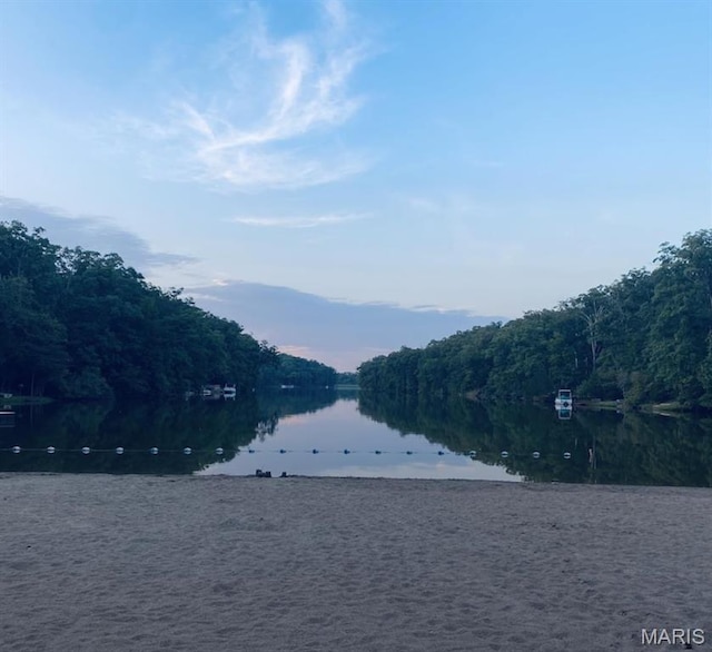 628 W St Gallen Dr, Innsbrook, MO 63390 - water view with a forest