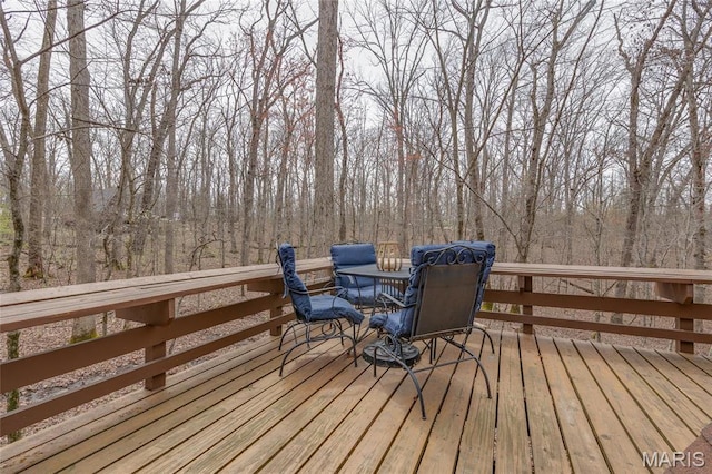628 W St Gallen Dr, Innsbrook, MO 63390 - deck featuring outdoor dining space