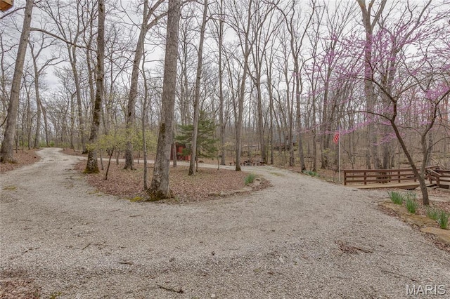 628 W St Gallen Dr, Innsbrook, MO 63390 - view of road with a forest view