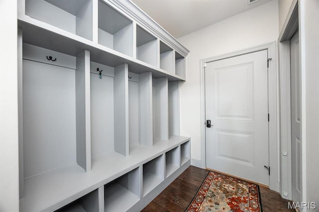 7032 Koufax Ct, Edwardsville, IL 62025 - mudroom with dark wood finished floors