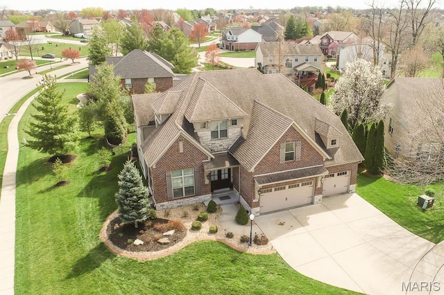 7032 Koufax Ct, Edwardsville, IL 62025 - aerial view of residential area