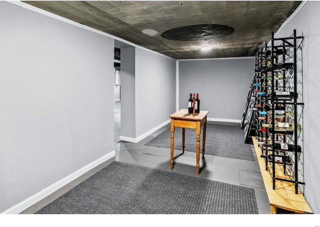 7825 Lafon Pl, Saint Louis, MO 63130 - wine cellar with baseboards