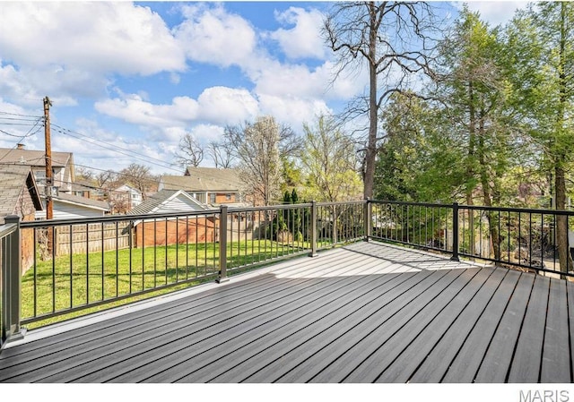 7825 Lafon Pl, Saint Louis, MO 63130 - view of wooden deck