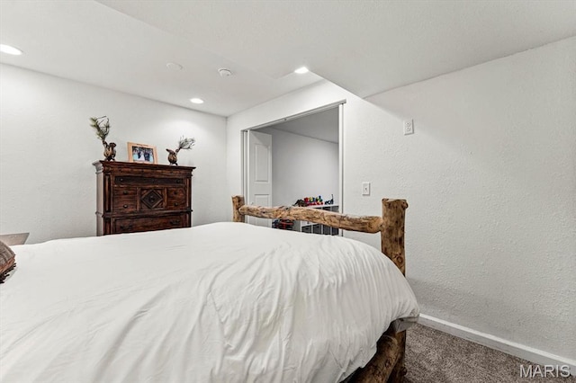 6833 Brandywine Ct, Fairview Heights, IL 62208 - carpeted bedroom with recessed lighting and baseboards