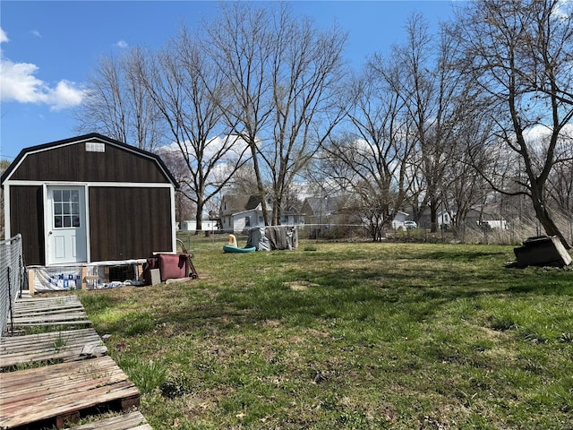 219 S W St, Brownstown, IL 62418 - view of yard featuring a shed and an outbuilding