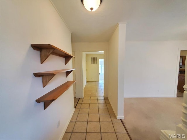 528 Dogwood Ln, Houston, MO 65483 - hallway featuring light tile patterned floors and baseboards
