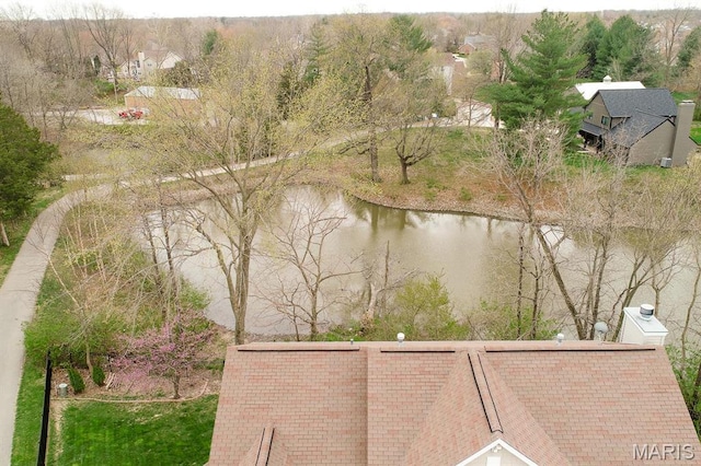 bird's eye view of a large body of water