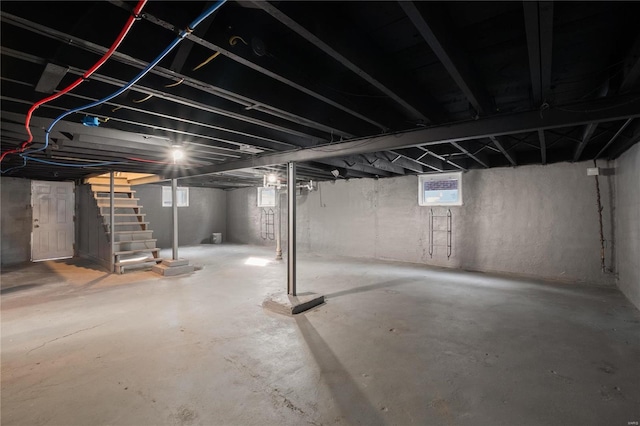 3438 Pine Grove Ave, Saint Louis, MO 63121 - basement featuring stairway