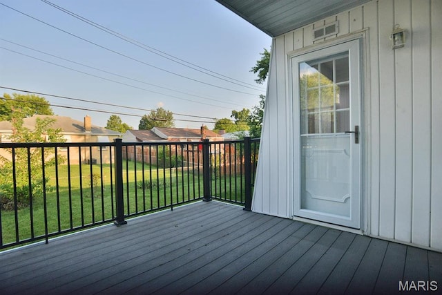 1680 Herault Pl Unit F, Saint Louis, MO 63125 - wooden terrace with a yard