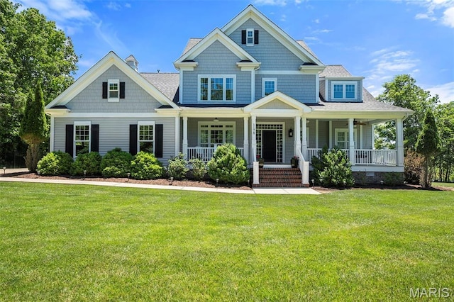 1178 Turnberry Dr, Innsbrook, MO 63390 - view of front of home featuring a front yard and a porch