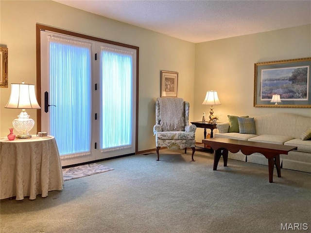 2128 Friendship Ct, Florissant, MO 63031 - carpeted living area featuring baseboards