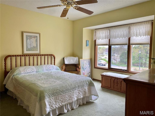 2128 Friendship Ct, Florissant, MO 63031 - bedroom featuring light colored carpet and ceiling fan
