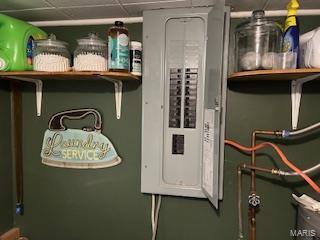 7503 Urbain, Sesser, IL 62865 - utilities with electric panel