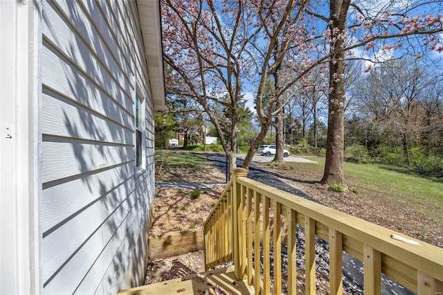 1300 Hudson Rd, Saint Louis, MO 63135 - view of yard with view of wooded area