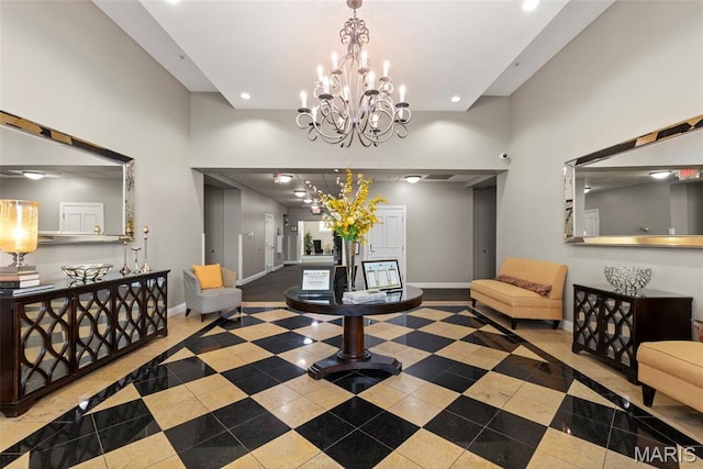 1515 Lafayette Ave Unit 316, Saint Louis, MO 63104 - community lobby featuring recessed lighting and a high ceiling