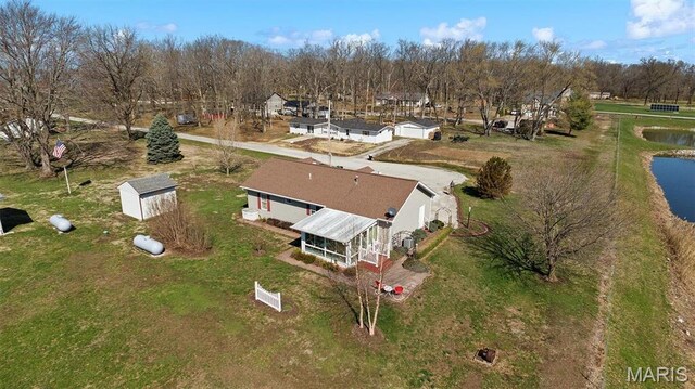 10 Mallard Dr, Carlyle, IL 62231 - view of subject property featuring a nearby body of water