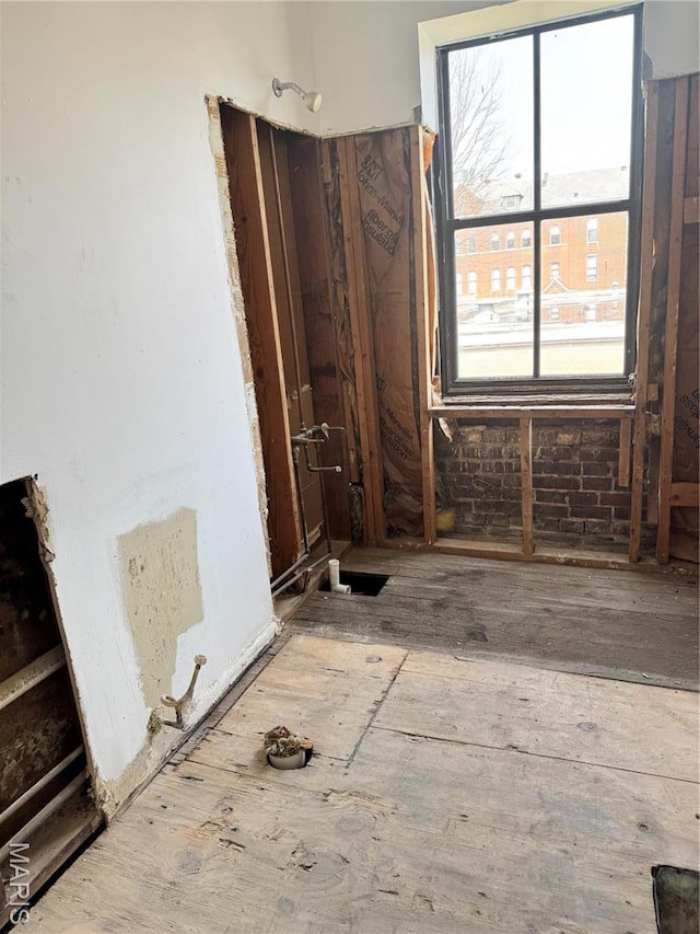 1519 Mallinckrodt St, Saint Louis, MO 63107 - spare room with healthy amount of natural light and wood-type flooring
