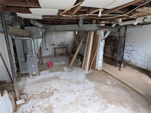 1300 Rixon, Alton, IL 62002 - unfinished below grade area featuring heating unit