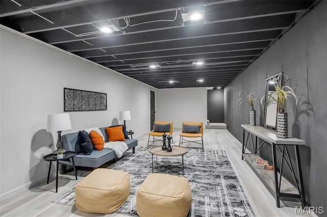 406 Meyer Ave, Saint Louis, MO 63122 - living room with wood finished floors and baseboards