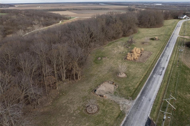 view of property location with rural landscape
