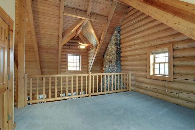unfinished attic with plenty of natural light
