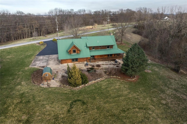aerial view of property and surrounding area