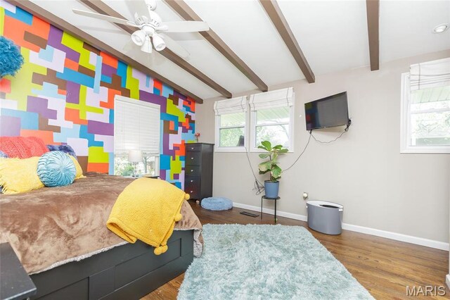 86 Pebblebrook Ln, Saint Louis, MO 63146 - bedroom with baseboards and wood finished floors