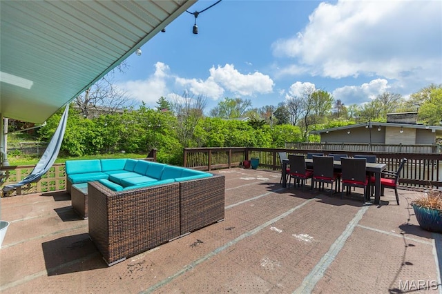 86 Pebblebrook Ln, Saint Louis, MO 63146 - view of patio / terrace with an outdoor living space and outdoor dining space