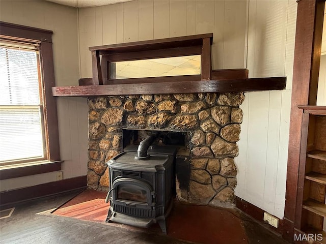 1681 S US Highway 63, West Plains, MO 65775 - detailed view of a wood stove and wood finished floors