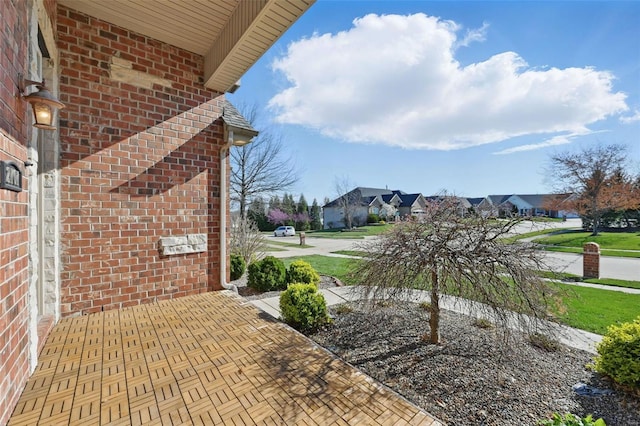 2707 Fairway Estates Dr, Wentzville, MO 63385 - view of patio with a residential view