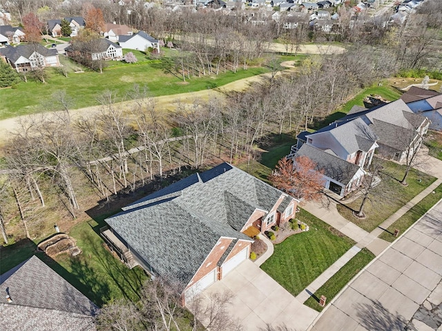 2707 Fairway Estates Dr, Wentzville, MO 63385 - aerial perspective of suburban area