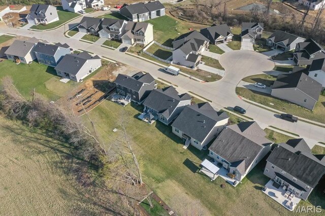 16783 River Stone Dr, Florissant, MO 63031 - aerial overview of property's location with nearby suburban area