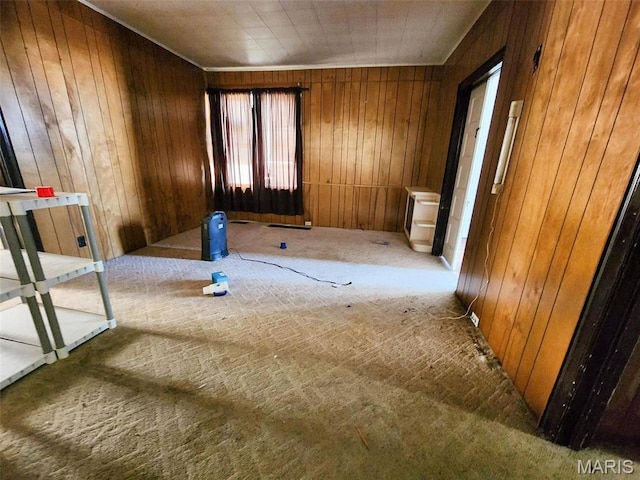 760 Swanwick St, Chester, IL 62233 - carpeted spare room featuring wood walls
