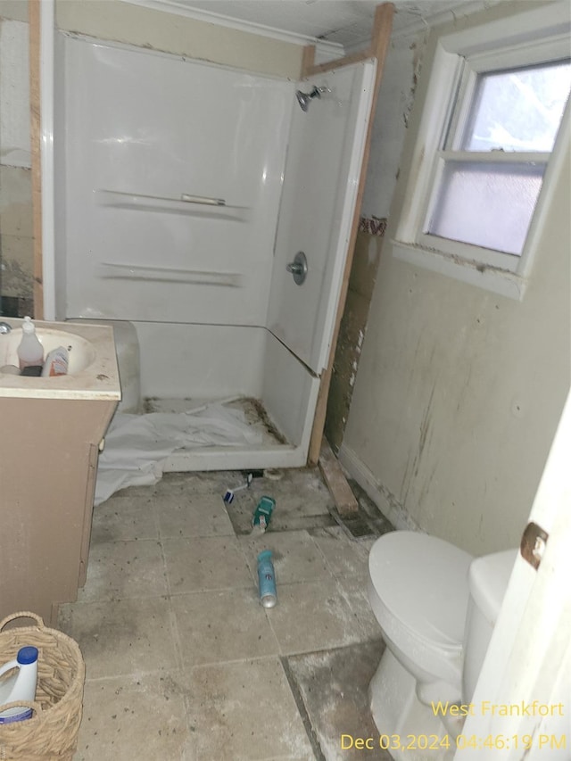 310 S Odle, West Frankfort, IL 62896 - bathroom with a stall shower and toilet