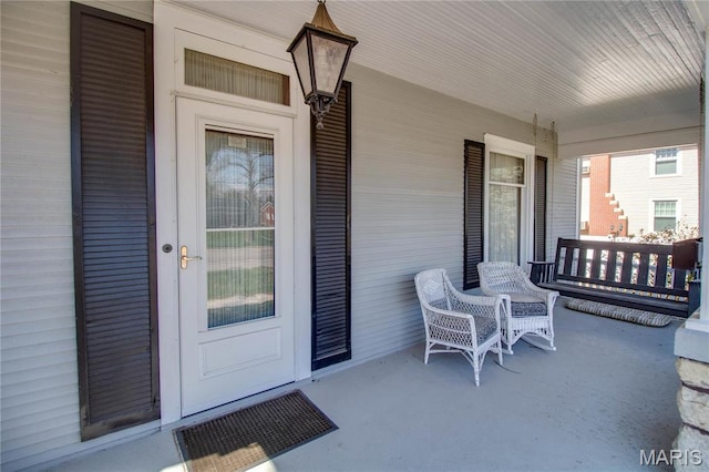 502 N State St, Jerseyville, IL 62052 - property entrance with covered porch