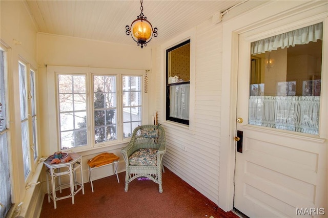 502 N State St, Jerseyville, IL 62052 - sunroom featuring carpet floors