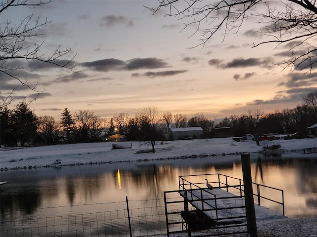 23425 N Everett Carr Rd, Mo, MO 65243 - dock area featuring a water view